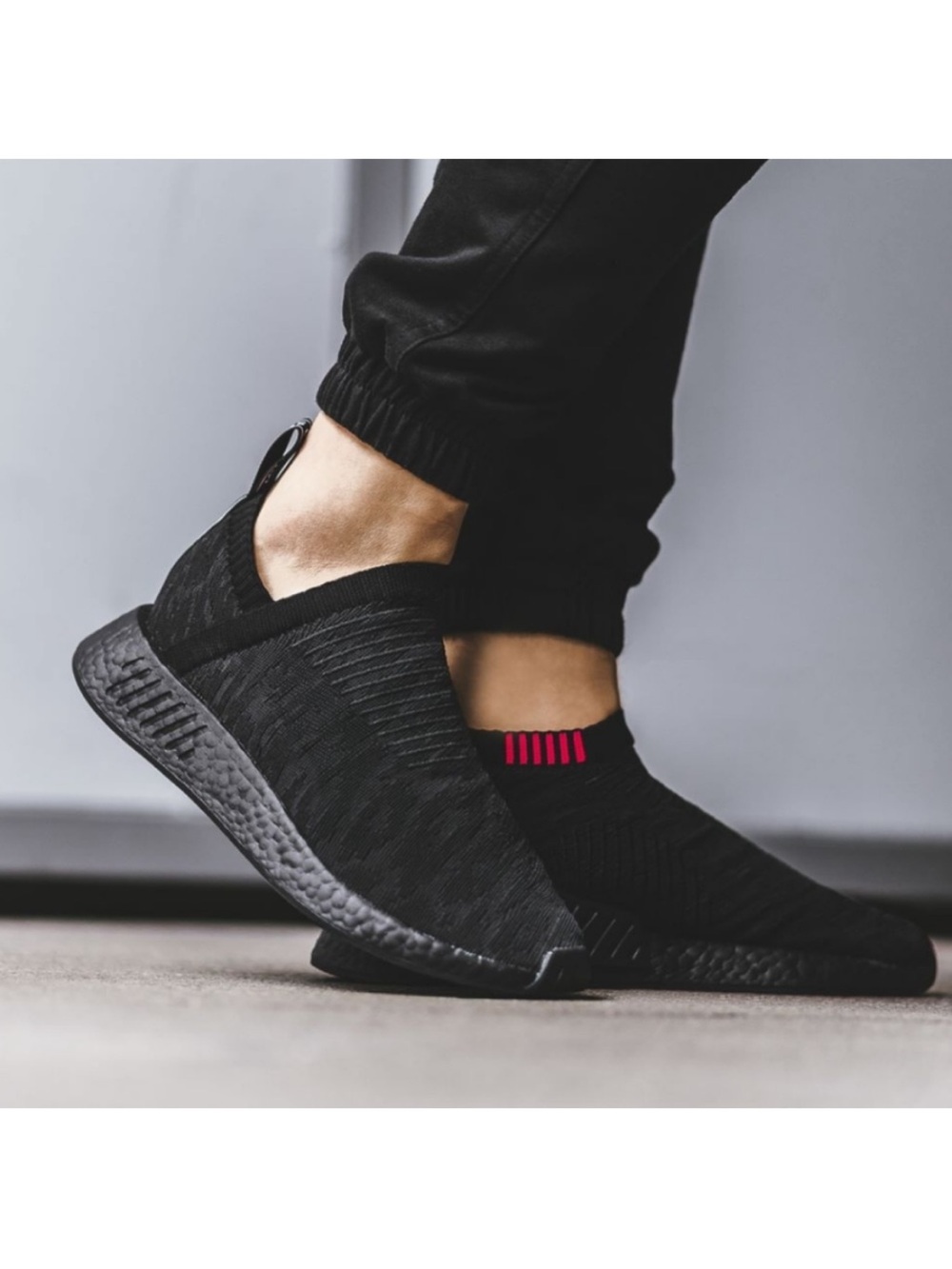 Adidas Men’s  NMD_CS2 PK Primeknit Triple Black CQ2373 Boost Sneakers Shoes 9.5